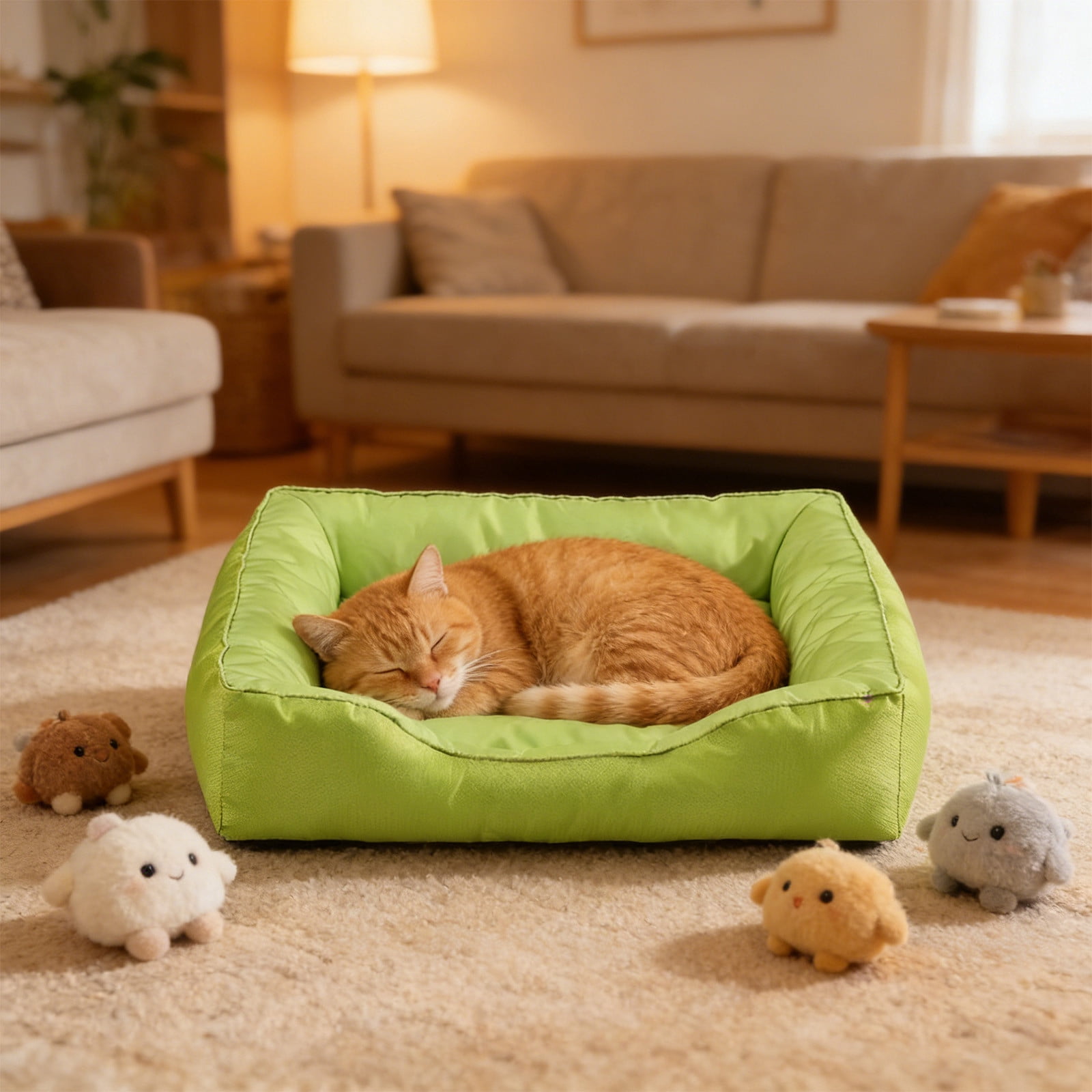 Pet Bed for Dogs Cats – Waterproof Wear Resistant Non-Slide Bottom – Portable Pet Mat – Easy Clean – Indoor Outdoor Pet Sleeping Mat