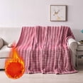 thumbnail image 1 of Tyidzon Throw Blanket Solid Colour Flannel Rabbits Hair Blanket Nap Cover Blanket Heavy Sofa Blanket Velvet Blanket, 1 of 8