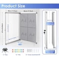 thumbnail image 2 of Fabric Bulletin Board Enclosed Wall-Mounted Display Case for Office Classroom Home x(xA), 2 of 9