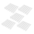 thumbnail image 3 of veasfak 30 Grid Egg Tray Egg Storage Container Egg Organizer Rack Stackable Reusable Egg 5pcs White, 3 of 9