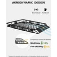 thumbnail image 3 of EDTara Roof Rack Basket, 200 lb Capacity Universal Rooftop Cargo Carrier, Heavy-Duty Luggage Rack for SUV, Truck & Crossover, 3 of 9