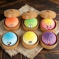 thumbnail image 4 of Dumpling Squishies Mystery Box, Colorful Glitter Steamed Bun Stress Ball, Soft Sensory Fidget Toy with Steamer for Kids & Adults, Stocking Stuffer(Random), 4 of 8
