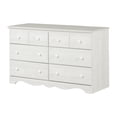 thumbnail image 2 of South Shore Summer Breeze 6-Drawer Dresser for Child, in White Pine, 2 of 14