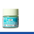 thumbnail image 1 of Mr. Hobby Aqueous H31 Gloss Light Green Acrylic Paint 10ml for Scale Models & Miniatures, 1 of 3