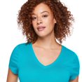 thumbnail image 2 of Paisley Sky Maternity Short Sleeve V-Neck Tee, 2 of 6