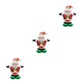 thumbnail image 4 of Ruiboury Party Decor Essential Christmas Foil Balloons With Exquisite Patterns Balloon Christmas Suitable For Any Places multicolor Stretching Santa 3Set, 4 of 6
