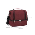 thumbnail image 3 of HOARBOEG Insulating Lunch Bag With Waterproof Double Layer For Bento Milk Bottle And Meal Boxes Cooler Bag, 3 of 8
