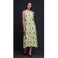 thumbnail image 3 of Bimba Robe Décontractée Longue Dos Nu à Col Licou pour Femmes, Robe de Plage Imprimée - Grand, 3 of 6