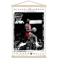 thumbnail image 1 of Michael Jordan - Dunk Wall Poster, 14.725" x 22.375" Framed, 1 of 4