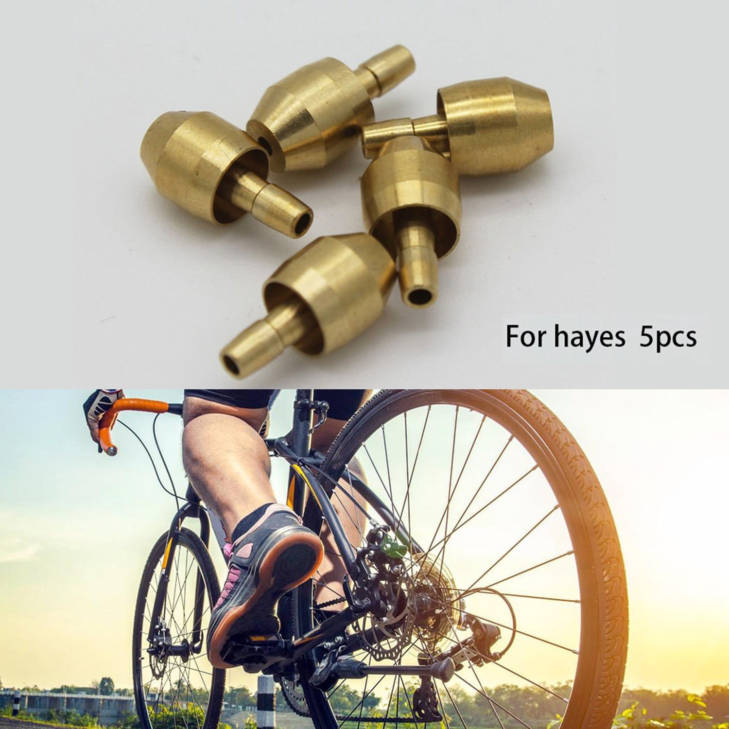 5pcs Hydraulic Brake Hose Olive/Bushing & Insert Hydraulic Brake For Hayes