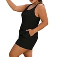 thumbnail image 4 of Roncen Combinaison de Bain une Pièce pour Femme Grande Taille, Maillot de Bain Modeste avec Poches, 4 of 6