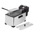 thumbnail image 4 of Lipstore Friteuse Électrique en Acier Inoxydable 3 L Grande Capacité Réservoir Amovible Température Réglable Appareil de Chauffage Efficace Convient pour Maison Cuisine Fête Traiteur Entreprise 24,5 cm X 41 cm X 24 cm, 4 of 8