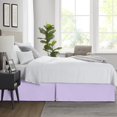 thumbnail image 2 of SGI Bedding 9 Inch Pleated Bed Skirt | Microfiber Bed Skirt | Fade Resistant, Wrinkle Free, Anti-static, Decorative, Extra Storage Space, Clutter-Free | Full, Lilac, 2 of 6
