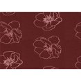 thumbnail image 1 of Ahgly Company Tapis d'Intérieur Rectangulaire Transitionnel Rouge Brique Feu Lavable à la Machine, 5 Pieds x 8 Pieds, 1 of 7