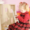 thumbnail image 3 of TAILTOSS Small Step Ladder Dollhouse Hardware Design White 1Set, 3 of 8