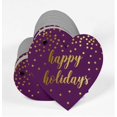 thumbnail image 3 of Inkdotpot Pack Of 100 Happy Holiday Favor Paper Tags Craft Real Gold Foil Hang Tags, 3 of 6