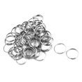 thumbnail image 1 of Unique Bargains Silver Tone 1' Dia Metal Split Key Rings Keychain 50Pcs, 1 of 3