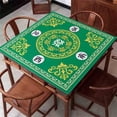 thumbnail image 5 of Meitianfacai Mahjong Mat Reduction Mahjongg Table Mat Mahjong Accessories Tablecloth Game Poker Domino Game Game Mat For Card Board And Tile Games 80x80cm, 5 of 5