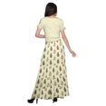 thumbnail image 4 of Moomaya Printed Two Piece Flared Skirt And Crop Top Rayon Ethnic Set For Girls, 4 of 6
