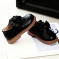 thumbnail image 5 of JDQJBZ Toddler Girls Mary Jane Flats Shoes Solid Color Bowknot Comfortable Soft Sole, 5 of 5