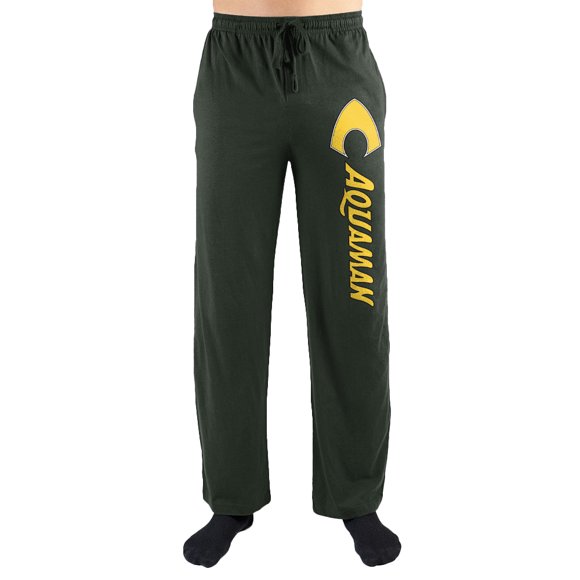 DC Comics Aquaman Logo Print Men's Sleepwear Sleep Pajama PantsX-Large