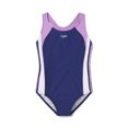 thumbnail image 1 of Speedo Girls Infinity Splice One Piece Thick Strap Swimsuit - Sweet Taro, Size: 10, 1 of 2