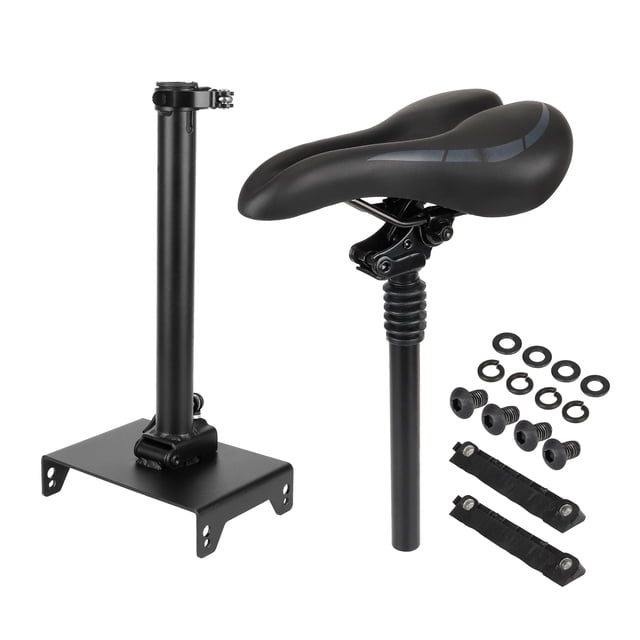Graflsoa Foldable Ergonomic Seat for Segway Ninebot Max G30 Series - Adjustable Height, Soft Cushion, Durable Steel Frame, Black