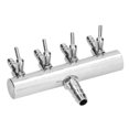 thumbnail image 1 of Aquarium Splitter Valve, Fish  Splitter Air  Oxygen Pipe Stainless Steel  for Fish  4 Heads, 1 of 8