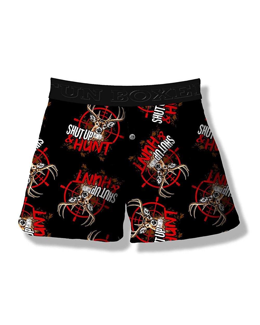 Caleçons pour Hommes à Imprimé Amusant, Caleçons Courts pour Adultes Boxer