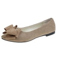 thumbnail image 2 of Cameland Chaussures Confortables pour Femmes Décontractées Nouvelles à Bouche Peu Profonde en Suède avec Nœud à Enfiler Chaussures Plates, 2 of 3
