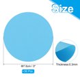 thumbnail image 2 of Uxcell Porte-Cartes Circulaire 3 Pouces, 50 Pcs Forme Ronde Découpes Papier Épais pour Projets DIY, Bleu Ciel, 2 of 5