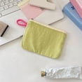 thumbnail image 1 of Chmadoxn Office Storage & Organization, Woolen Knitted Bag Striped Color-blocked Cosmetic Bag Pattern Cosmetic Bag Portable Cosmetic Bag Ins-style Pencil Case Polyester makeup pouch, 1 of 6