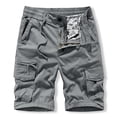 thumbnail image 2 of Birdeem Mens Sports Leisure Elastic Waist Multi-Pockets Relaxed Summer Shorts Pants, 2 of 12