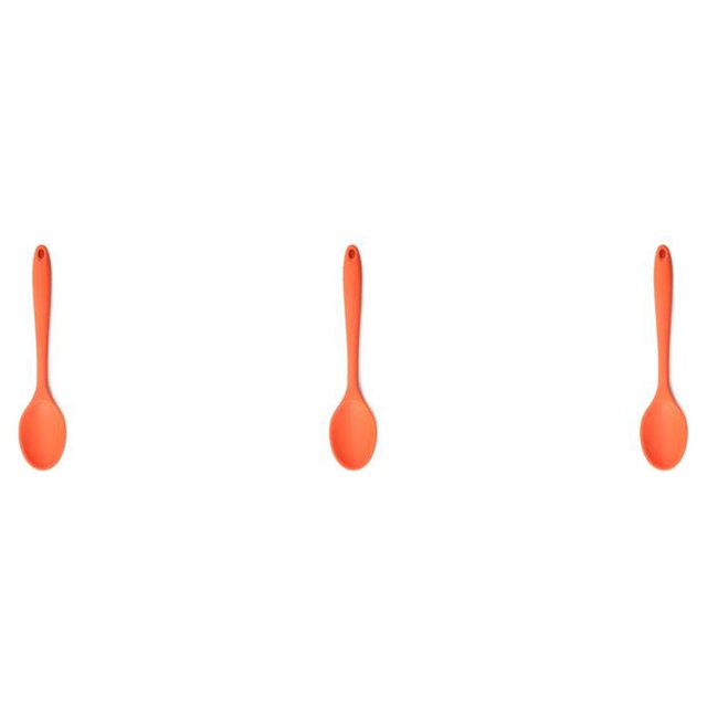 ZheElen Silicone Spoon Universal Heat-resistant Utensils Rice Spoon Cooking Tools Easy to Clean Cooking Spoons Kitchen Tool 3Set