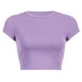 thumbnail image 3 of Women's Casual Printing Shirts Round Neck Short Sleeve Polyester for Summer Outings, 3 of 3