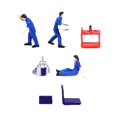thumbnail image 4 of lionlar 1:64 Miniature Miniature Figurine Figurine Station-Service Décor Accessoire, 4 of 9