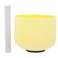 thumbnail image 2 of 8inch Frosted Quartz Crystal Singing Bowl, Strong Vibration Frequency Meditation Musical Instrument Bowl for Healing, 2 of 7