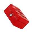 thumbnail image 3 of Baohd Home Office Hotel Lockable Mini Money Cash Case Bedroom Bracelet Coin Tray Thick Safe Box with Lock Security Container Red, 3 of 6