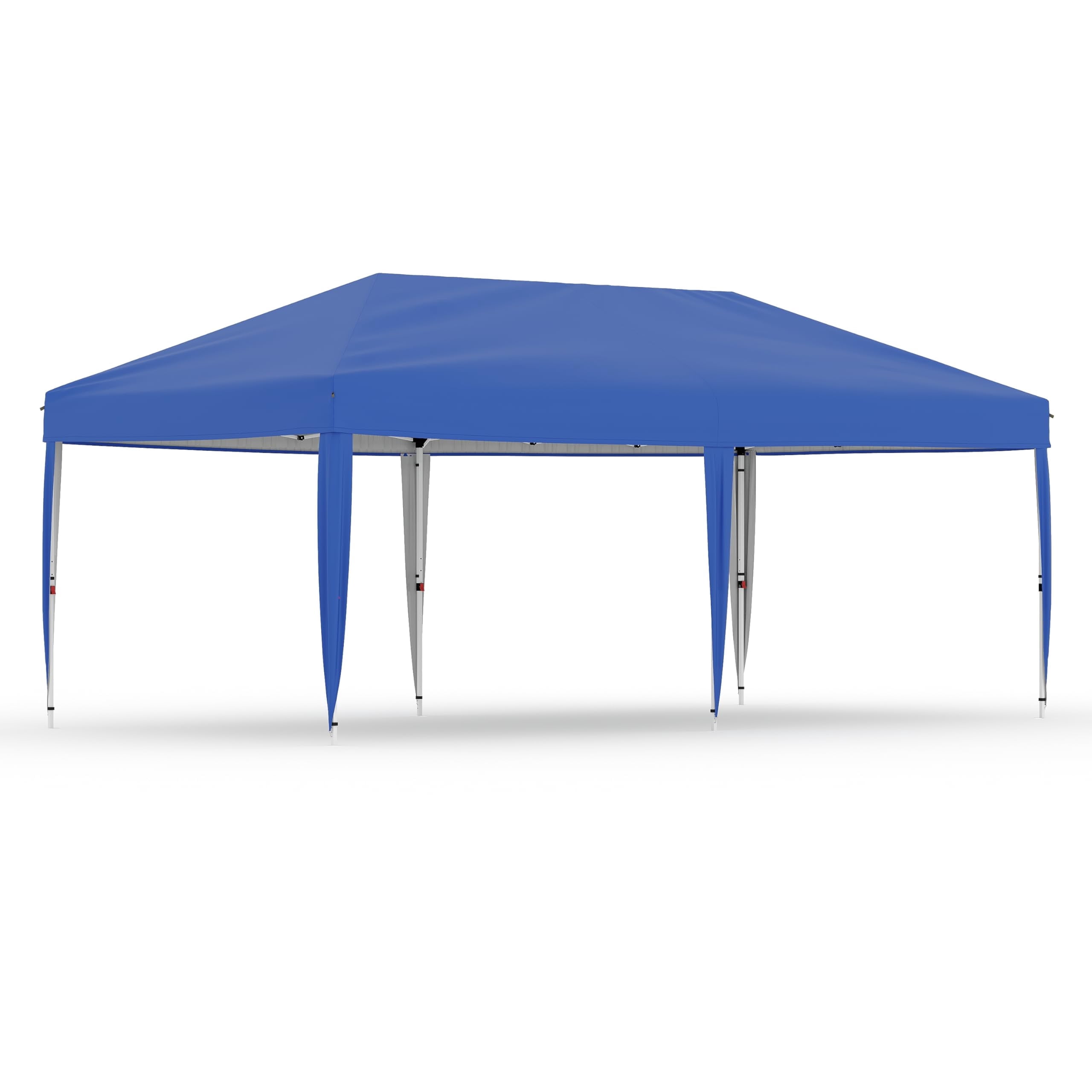 Garvee Abri Instantané 10 X 20 Pi avec Sac à Roulettes, Installation à un Bouton, Bleu