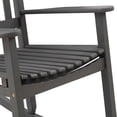 thumbnail image 2 of Patioflare Acacia Wood Patio Rocking Chair, Grey, 2 of 6
