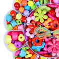thumbnail image 3 of GUOOL 1 Box Beads Creative DIY Toys Necklaces Snap Accessory Jewelry Making Toys Bead B, 3 of 4