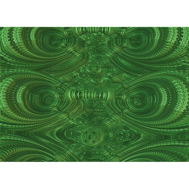 Ahgly Company Machine Washable Indoor Rectangle Transitional Deep Emerald Green Area Rugs, 7' x 9'
