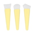 thumbnail image 2 of Set de Brosse en Silicone, Kit d'Application de Brosse en Silicone Réparti Uniformément Léger Mains Libres Portables pour Voyager Jaune, 2 of 8
