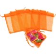 thumbnail image 4 of ORUYROP 100pcs Drawstring Organza Jewelry Candy Pouch Party Wedding Favor Gift Bags (3x4", Orange), 4 of 7