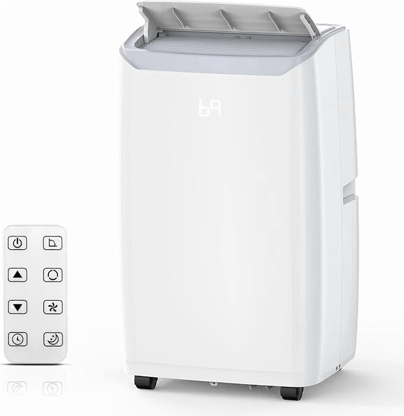 14000 BTU Portable Air Conditioner for Rooms up to 750 Sq.Ft, 3-in-1 Portable AC Unit with Cooling, Dehumidifier & Fan Modes, Remote, 24H Timer, Sleep Mode, Window AC Kit, AC Unit for Bedroom