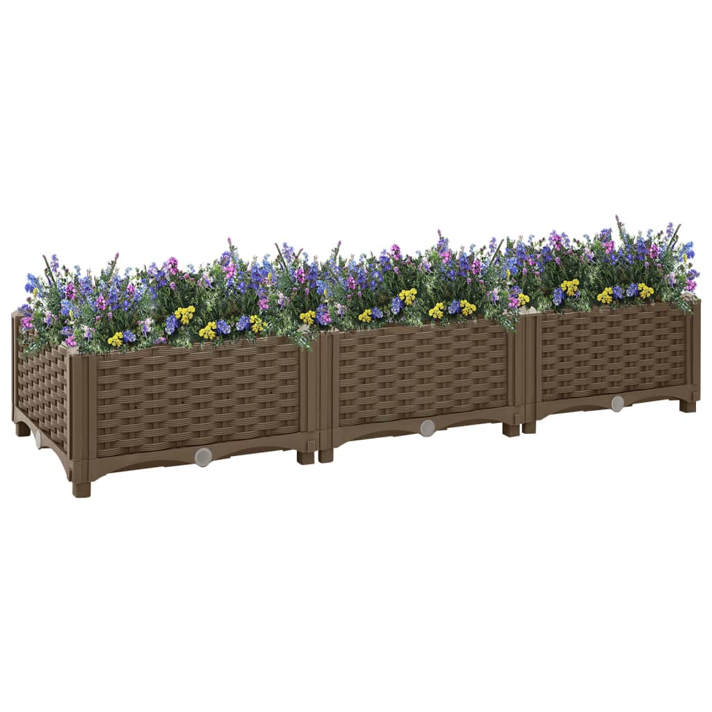 vidaXL Lit Surélevé 120x40x23 cm Polypropylène