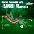 thumbnail image 3 of Caravan Canopy Infinity Zero Gravity Steel Frame Patio Deck Chair, Beige (Pair), 3 of 9
