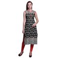 thumbnail image 1 of Bimba Kurti Droite Imprimée pour Femmes Sans Manches Tenue d'Été Kurta Tunique Grande, 1 of 5