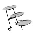 thumbnail image 3 of Three Layer Fruit Basket,Modern Design Countertop Fruit Basket Bowl Metal Wire Vegetable and Fruit Storage Baskets Fruit Holder Fruit Tray for Fruit Snacks and Cakes, 3 of 8