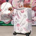 thumbnail image 2 of Travel Luggage Cover Suitcase Protector Fits 18-32 Inch Luggage Wheel Covers Patterned Travel Related Items Flower Luggage Protector Elastic Luggage Anti-scratch Suitcase Cover XL, 2 of 5